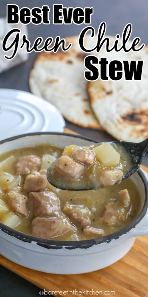 Green Chili Pork Stew Pioneer Woman, New Mexico Green Chili Stew, Food Recipes Low Carb, Green Chili Pork Stew, Hatch Green Chili Recipe, Pork Potatoes, Green Chili Stew, Mexico Recipes, Chili Stew