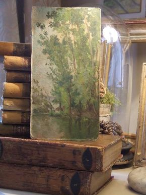 French Country Art, Woodland Cottage, My French Country Home, French Paintings, Country Wall Art, French Country House, Small Paintings, French Country Decorating, Pics Art