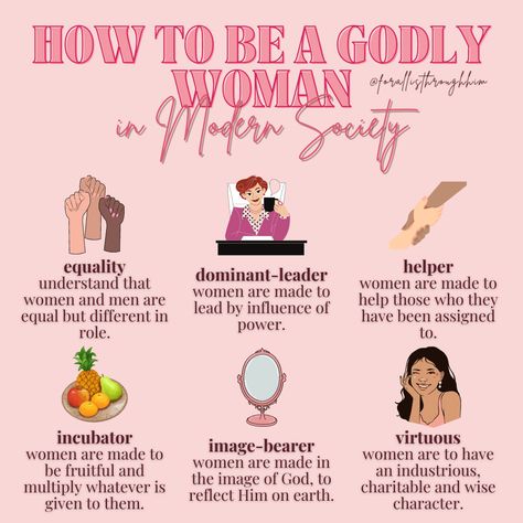 It is extremely difficult to be a woman in the 21st century. Many expectations and opinions imposed on women on how they should function and manage their role. In this blog post, I explain the purpose, function and power of a woman, and how as godly women, we should operate in this modern society. #christianblogger #faithblogger #blogger #womanofgod #christianwomen #christiangirl #jesuslover #proverbs31woman #godlywoman #jesusgirl #ebook #girltips #christiangirladvice #quotes #christianquotes The Art Of Being A Woman, How To Be A Power Woman, How To Be A Christian Woman, Being A Woman Of God, How To Be A Godly Woman, How To Be A Woman Of God, How To Be A Proverbs 31 Woman, Proverbs 31 Woman Aesthetic, Godly Woman Aesthetic