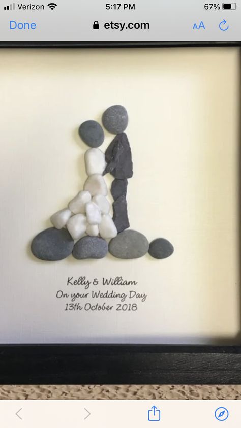 Stone Pictures Pebble Art, Exploding Boxes, Stone Pictures, Sea Glass Art, Rock Painting Art, Pebble Art, On Your Wedding Day, Stone Art, Decoration Table