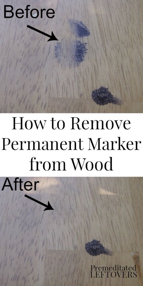 How to Remove Permanent Marker from Wood Using an Eraser How To Remove Sharpie, Remove Permanent Marker, Remove Yellow Stains, Homemade Toilet Cleaner, Hardwood Floor Cleaner, Marker Stain, Cleaning Painted Walls, Glass Cooktop, Deep Cleaning Tips