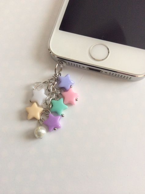 Kawaii Starburst Phone Jack Dust Plug Charm Kawaii by ExactNature, $8.00 Dust Plug Charm, Phone Jack, Phone Plug, Phone Art, Phone Hacks, Phone Charms, Dust Plug, Diy Phone, Diy Phone Case