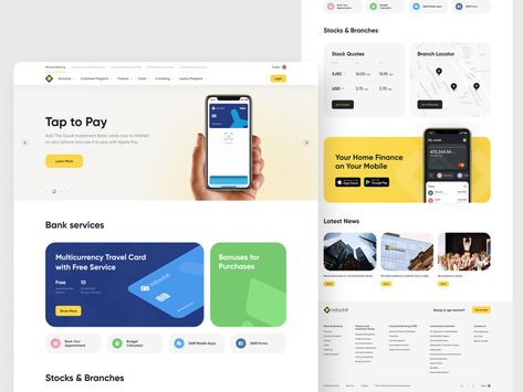 Banking Landing Page, Fintech Landing Page, Bank Website Design, Bank Website, Analytics Design, Card Ui, Ui Design Dashboard, Bank Design, Banking App