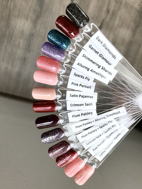 CND Shellac: Dark Diamonds, Garnet Glamour, Shimmering shores, Alluring Amethyst, Sparks Fly, Pink Pursuit, Satin Pajamas, Crimson Sash, Plum Paisley #cndshellac #shellac #darkdiamonds #garnetglamour #shimmeringshores #alluringamethyst #sparksfly #pinkpursuit #satinpajamas #crimsonsash #plumpaisley Cnd Shellac Colors Winter, Trendy Black Nails, Shellac Colours, Cnd Shellac Colors, Shellac Nail Colors, Shellac Nail Designs, Cnd Colours, Cnd Shellac Nails, Shellac Nail Art