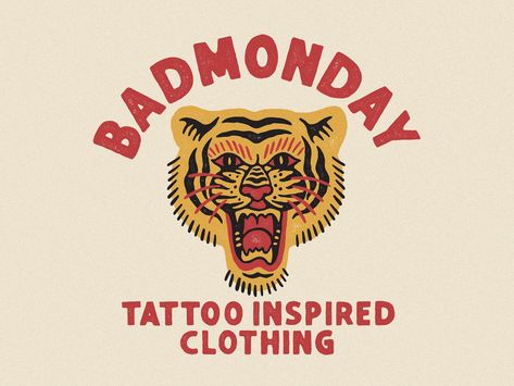 Tiger Shop, Tiger Design, Vector Logos, 로고 디자인, Vintage Logo, Apparel Design, Design Inspo, Vintage Design, Shirt Design