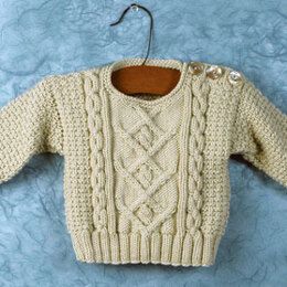 Free Baby Sweater Knitting Patterns, Aran Sweaters, Knitting Patterns Boys, Aran Knitting Patterns, Baby Boy Knitting Patterns, Baby Sweater Patterns, Baby Sweater Knitting Pattern, Pull Bebe, Baby Boy Knitting