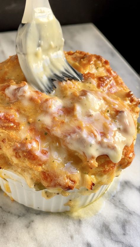 Cheddar Bay Biscuit Seafood Pot Pie | kingcooks Biscuit Pot Pie, Seafood Pot Pie, Lobster Pot Pies, Seafood Pot, Mixed Seafood Recipe, Cheesy Biscuits, Homemade Apple Butter, Cheddar Bay Biscuits, Fish Pie