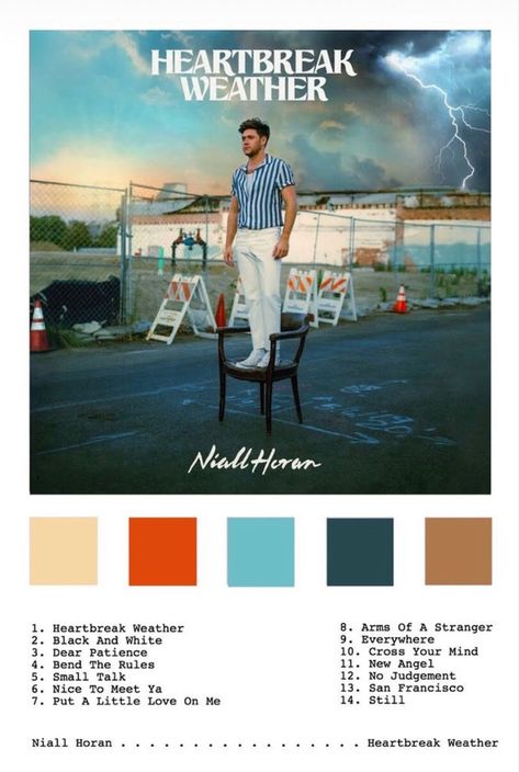 Niall Horan Heartbreak Weather, 1d Albums, One Direction Room, One Direction Albums, Gambar One Direction, One Direction Songs, Film Posters Minimalist, Music Drawings, Music Poster Design