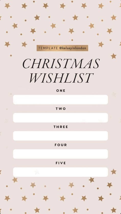 Christmas Wishlist Instagram Story Template by @kelseyinlondon #InstaStory #StoryTemp #InstaTemp #InstagramStory #StoryTemplate #InstagramTemplate #InstagramStoryTemplate #Christmas #Instagram #Wishlist Template Kelseyinlondon, Christmas List Template, Wishlist Template, Christmas Powerpoint Template, Christmas Promo, Fun Christmas Party Games, Christmas Instagram, Engagement Posts, Christmas Wish List