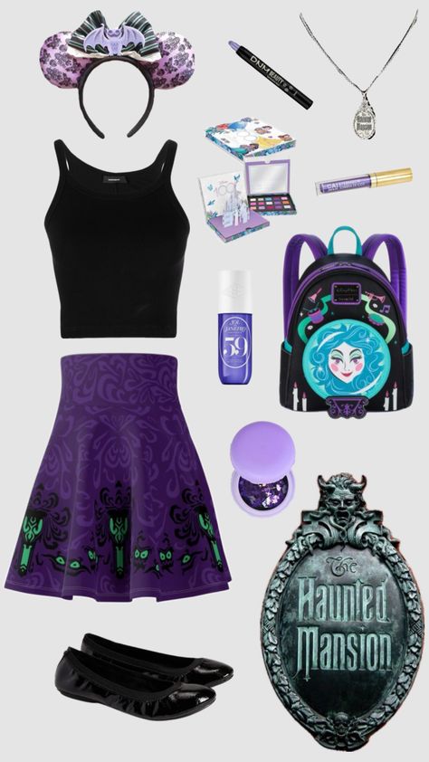 Haunted Mansion Disneybounding #disney #hauntedmansion #disneybound #outfitinspo Disney Bound Outfits, Oogie Boogie, Haunted Mansion, Mansion, Disney World, Outfit Inspo, Disney