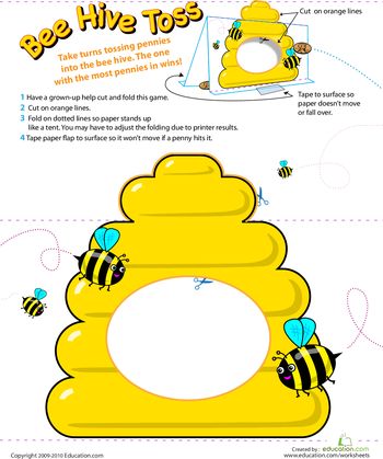 Worksheets: Beehive Coin Toss Spelling Bee Games, Bee Games, Bee Themed Classroom, Coin Toss, Bee Classroom, Bee Printables, Speech Ideas, Kids Pop, Spring Preschool