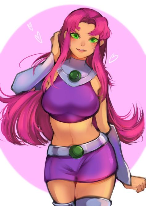 Starfire Dc, Teen Titans Starfire, Starfire And Raven, Teen Titans Fanart, Teen Titan, Dc Comics Artwork, Dc Comics Characters, Hero Girl, Girl Superhero