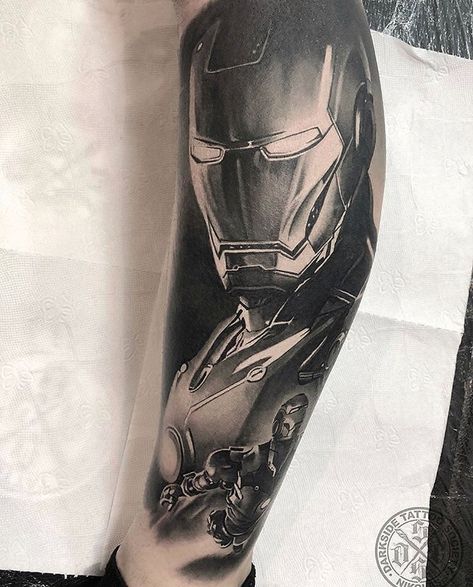 Marvel Tattoo Sleeve, Ironman Tattoo, Dc Tattoo, Iron Man Tattoo, Spiderman Tattoo, Avengers Tattoo, Plane Tattoo, Man Tattoo, Marvel Tattoos