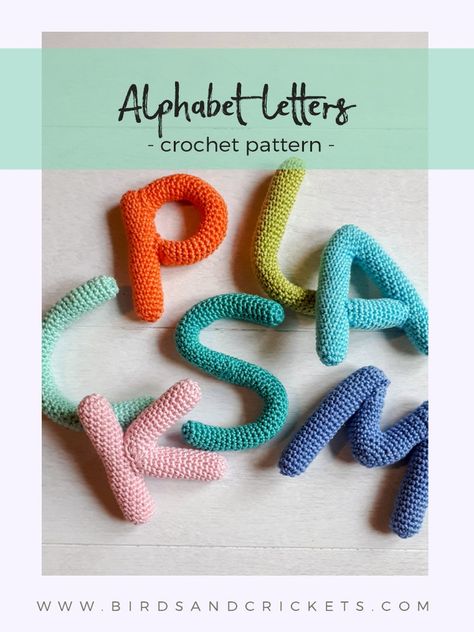 Crochet Alphabet Letters, Mc Magic, Baby Name Banners, Crochet Alphabet, Crochet Letters, Colorful Crochet, Sport Weight Yarn, Nursery Mobile, Unique Crochet