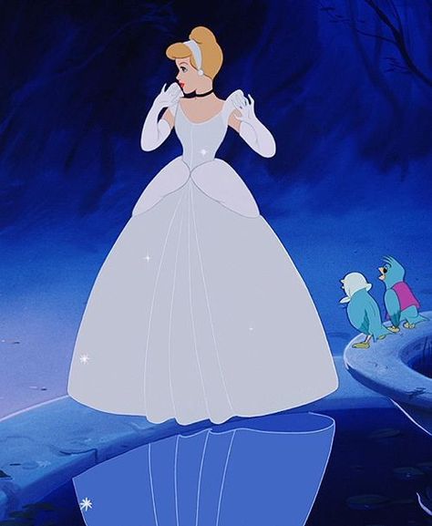 Cinderella (1950) white sparkly magic dress Cinderella Aesthetic Cartoon, Disney References, Cinderella 2, Cinderella Aesthetic, Dance Remix, Personajes Studio Ghibli, Flame Princess, Cinderella Disney, Walt Disney Animation