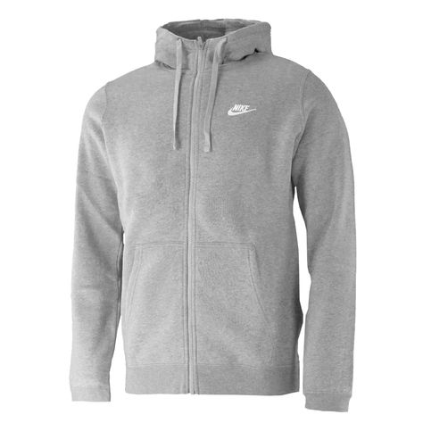 PRICES MAY VARY. NIKE ZIP-UP SWEATSHIRT: Nike hoodies for men bundle you up in plush comfort without the bulk. The men's sweatshirt has an adjustable hood and full-front zipper, offering easy on and off. FLEECE LINED: Crafted with soft fleece fabric, the Nike sweatshirt features an updated, slim hem and cuffs for a clean look. The fleece fabric is brushed on the back for softness. PANELED HOOD: The paneled hood and drawcords offer warmth and coverage during play. The Nike hoodie has a double-nee Nike Zip Up Hoodie Outfit, Nike Hoodies For Men, Nike Hoodies, Nike Clothes Mens, Sweatshirt Nike, Men's Sportswear, Nike Zip Up, Nike Sweatshirt, Jackets Men Fashion