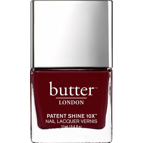 2016 Top Beauty Products: Product: Butter London Patent Shine 10x Nail Lacquer ($18) Category Won: Best Nail Product (Tie) Kiss Marks, Natural Nail Polish, Nails Board, Red Manicure, Lipstick Kiss, London Nails, Dumping Ground, Knee Up, Red Nail Polish