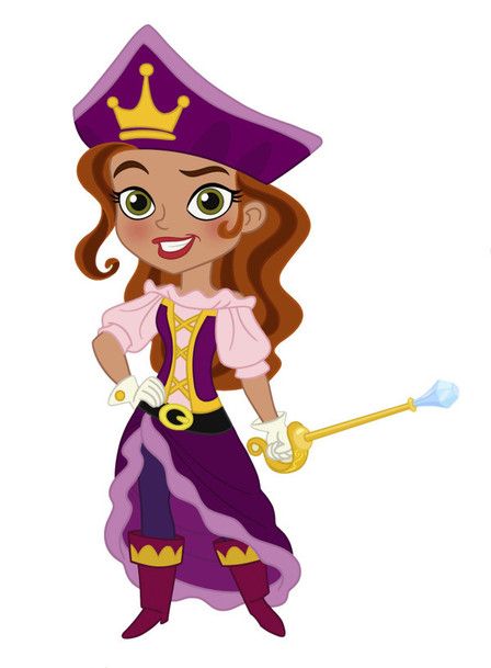 Princess pirate  {why, oh why, didn't I find this LAST year for Maddie's pink pirate princess party?} Pirate Clip Art, Captain Hook Costume, Pirate Card, Pirate Princess, Jake And The Neverland Pirates, Neverland Pirates, Tori Spelling, Disney Wiki, Party Crafts