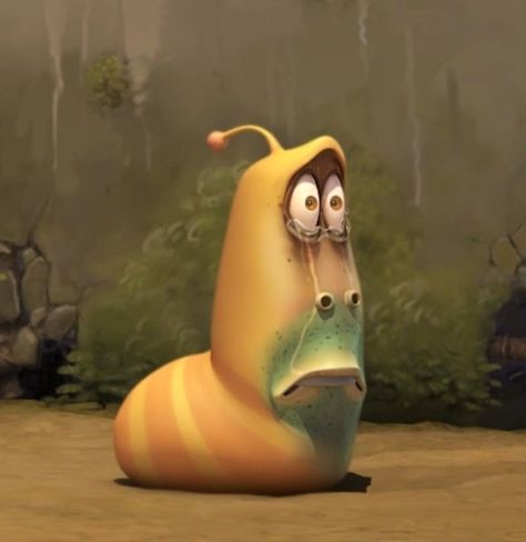 Larva Cartoon, Humpty Dumpty, Reaction Pics, Me When, Reaction Pictures, Funny Pictures, Funny Memes, Cake, Yellow