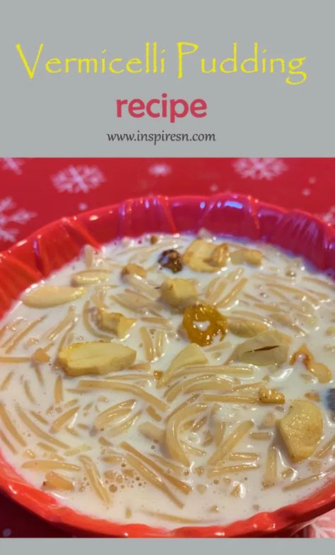 Vemicelli pudding recipe Vermicelli Pudding, Deep Fried Appetizers, Cooking For Beginners, Easy To Make Desserts, Indian Desserts, Desserts To Make, Dinner Menu, Pudding Recipes, Rice Dishes