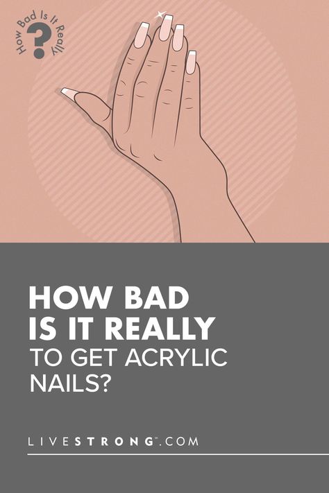 Are Acrylic Nails Bad For You, How To Heal Nails After Acrylics, Converse Nails, Clean Converse, Nails After Acrylics, Bad Nails, Nails Healthy, Types Of Manicures, Healthier Habits