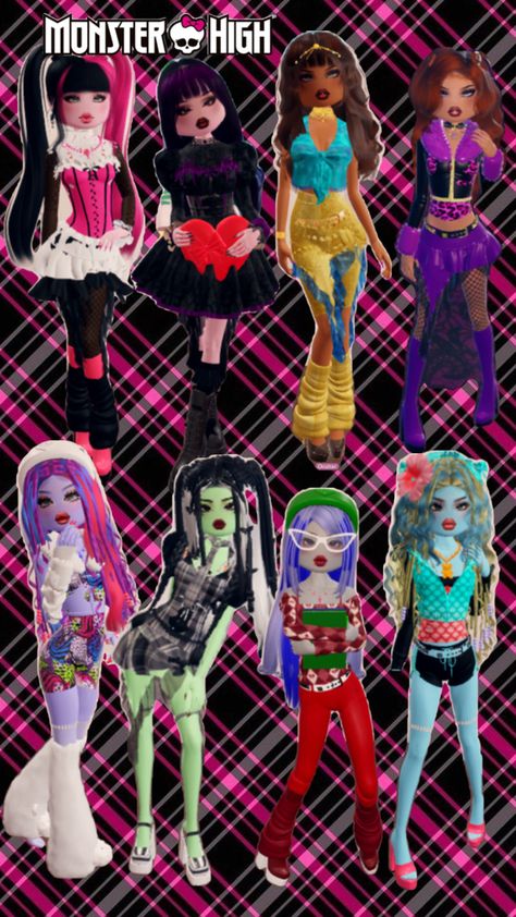 Monster high High School Dresses, Monster High Halloween Costumes, Monster High Makeup, Monster High Halloween, Sophisticated Cocktail Dress, Monster High Costume, Monster High School, Monster School, Polished Casual