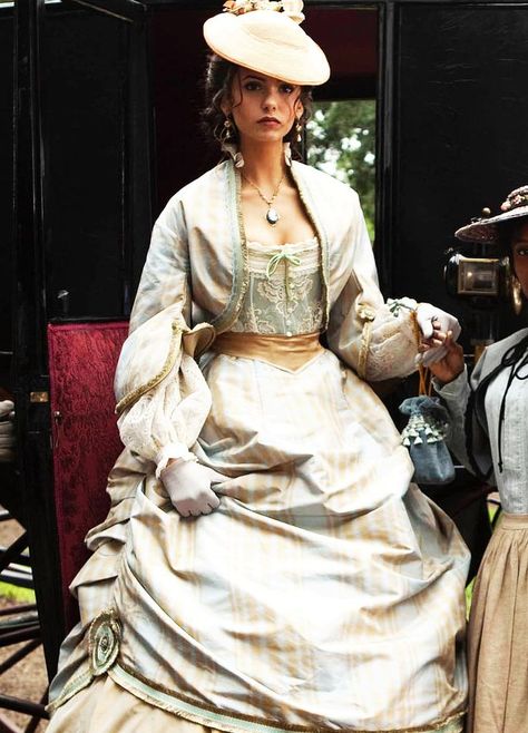 Nina Dobrev as Katherine Pierce/Katerina Petrova in “The Vampire Diaries” (TV Series, 2009 -2017). High Low Ball Gown, Katherine Pierce Outfits, Nina Dobrev Style, Vampire Diaries Outfits, Katerina Petrova, Katherine Pierce, Costume Drama, Elena Gilbert, The Vampire Diaries