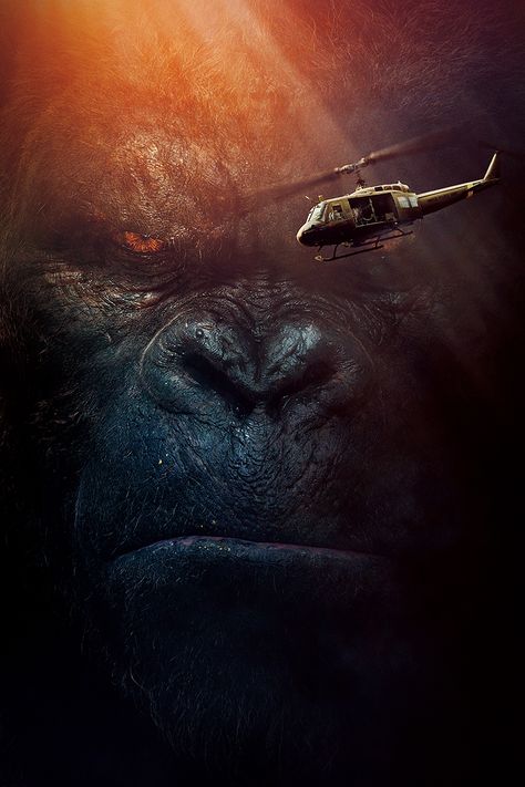 The team behind Kong: Skull Island used Pinterest to make the movie top of mind for male movie fans. Kong Kong, King Kong Skull Island, Island Movies, Theater Posters, Kong Skull Island, The Last Man On Earth, Kong Movie, Skull Island, Film Horror