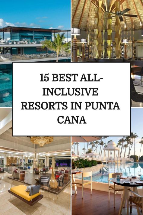 Bright and luxurious resorts with pools and modern amenities featured in a promotional cover for the 15 best all-inclusive resorts in Punta Cana. Riu Palace Bavaro Punta Cana, Punta Cana Bavaro Beach, Bavaro Beach Punta Cana, Dominican Republic Punta Cana, Tropical Retreat, Punta Cana Resort, Best All Inclusive Resorts, Punta Cana Dominican Republic, All Inclusive Vacations