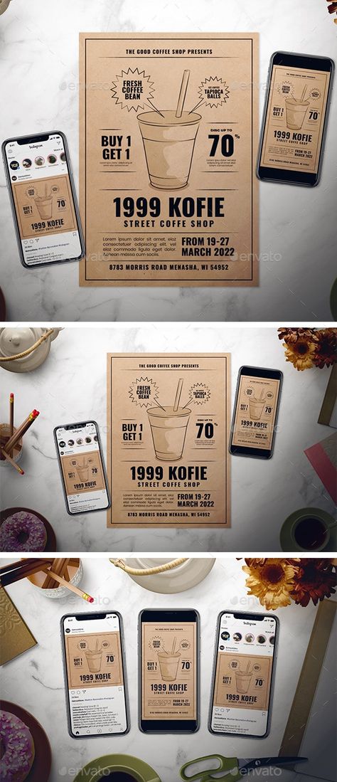 Poster For Coffee Shop, Cafe Promotion Poster, Coffee Shop Flyer Design, Coffee Promotion Design, Cafe Flyer Design, Coffee Flyer Design, Coffee Shop Poster Design, Shop Flyer Design, Coffee Shop Flyer