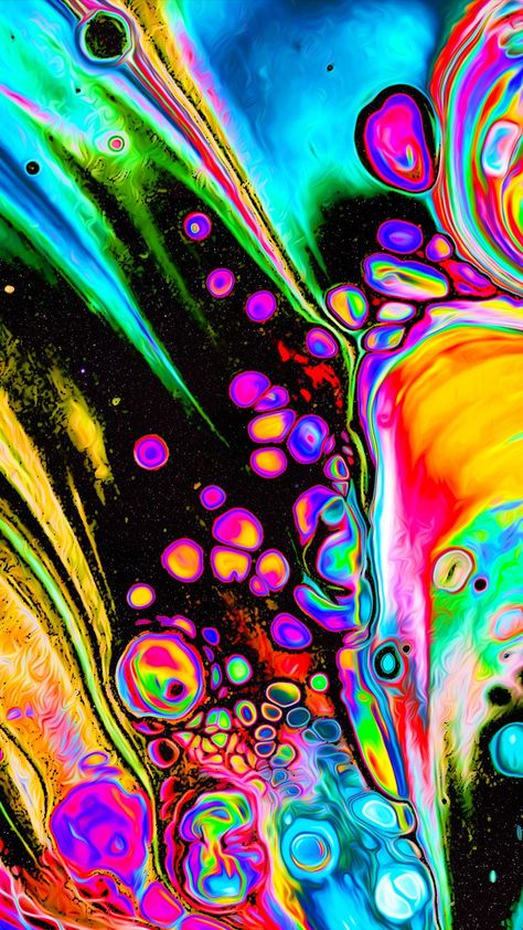 Neon Trippy Wallpaper, Trippy Abstract Art, Neon Abstract Art, Neon Guts, Wallpapers Aesthetic Iphone, Iphone Wallpaper Cute, Trippy Backgrounds, Art Trippy, Psychadelic Art