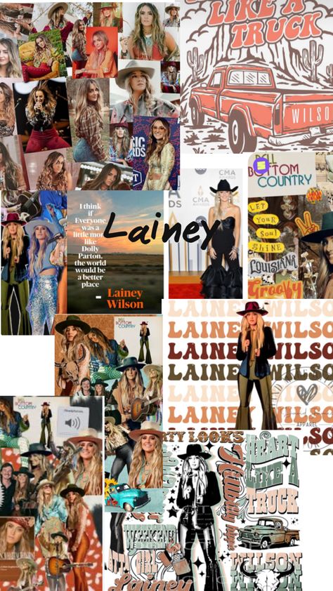 Lainey Wilson, To Listen, Pre Order, My Favorite, The First, Fan, Collage