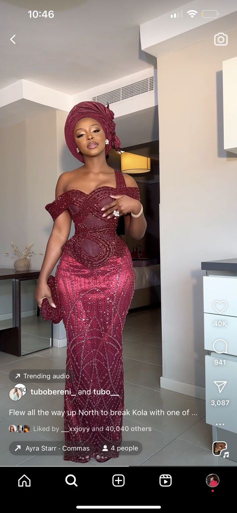 Gold Asoebi, Asoebi Lace Styles, Asoebi Lace, Nigerian Lace Styles Dress, Nigerian Lace Styles, Prom Dress Inspo, Styles Dress, African Prom Dresses, African Wedding Dress