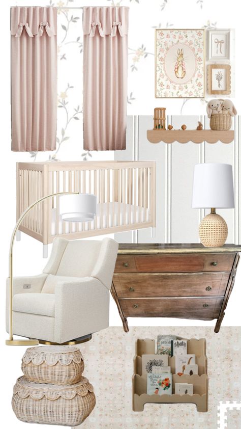 Beige Crib Nursery, Triplet Nursery Ideas, 2025 Nursery Trends, Neutral Vintage Nursery, Iron Crib Nursery, Dark Wood Nursery, Triplets Nursery, Iron Crib, Crib Nursery