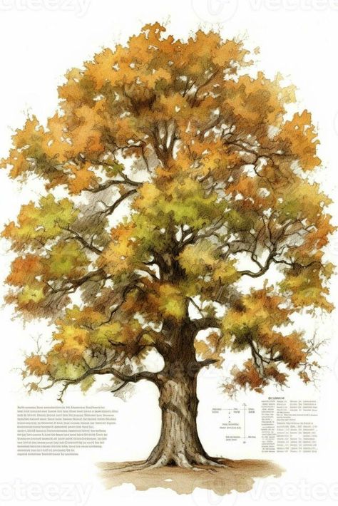 AI Generative Quercus rubra red oak deciduous tree autumnal foliage Deciduous Trees Drawing, Autumn Tree Drawing, Apple On Tree, Oak Tree Drawings, Drawing Tut, Red Oak Tree, Tree Illustration, Vector Cartoon, Deciduous Trees