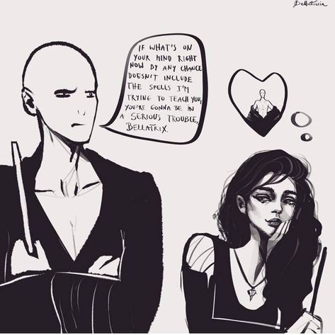 Voldemort And Bellatrix, Harry Potter Severus, Slytherin Pride, Bellatrix Lestrange, Tom Riddle, Harry Potter Ships, Harry Potter Anime, Harry Potter Films, Lily Evans