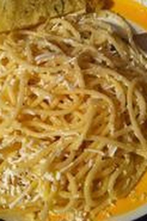 PASTA WITH BROWNED BUTTER & MIZITHRA CHEESE Mizithra Cheese And Browned Butter, Mizithra Cheese, Spaghetti Factory, Browned Butter, Brown Butter, Main Course, Butter, Pasta, Heat