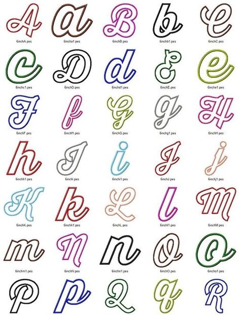 Sporty Script Applique Machine Embroidery Alphabet Font Font fonts #font #fonts 1.728 Needlepoint Fonts, Full Alphabet Fonts, Leather Lettering, Machine Embroidery Alphabet, Hand Lettering Alphabet Fonts, Fonts Handwriting Alphabet, Lettering Styles Alphabet, Applique Letters, Alphabet Font