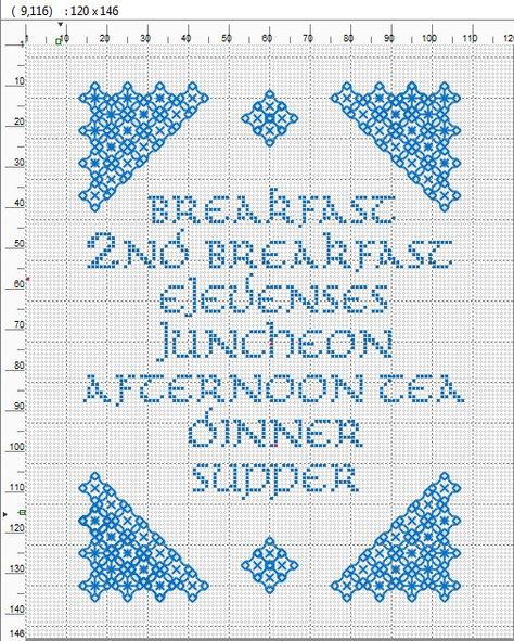 Lotr Cross Stitch Patterns Free, Lord Of The Rings Cross Stitch Patterns, Lotr Pattern, Hobbit Meals, Cross Stitch Embroidery Patterns, Embroidery Patterns Ideas, Geek Cross Stitch, Cross Stitch Quotes, Embroidery Tips