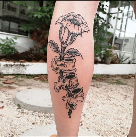 Flower Bone Tattoo, Bones Flowers Tattoo, Bones With Flowers Tattoo, Flower And Bones Tattoo, Flowers And Bones Tattoo, Bone And Flower Tattoo, Bone Flower Tattoo, Bones Tattoo, Bone Tattoos