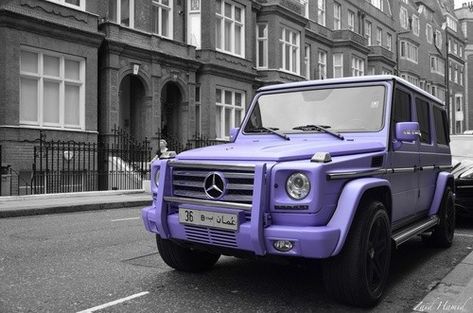 Mercedes Jeep, Mercedes Auto, مرسيدس بنز, Dream Cars Mercedes, Purple Car, Mercedes G Wagon, Honda Crx, Benz G Class, Mercedes Benz G Class