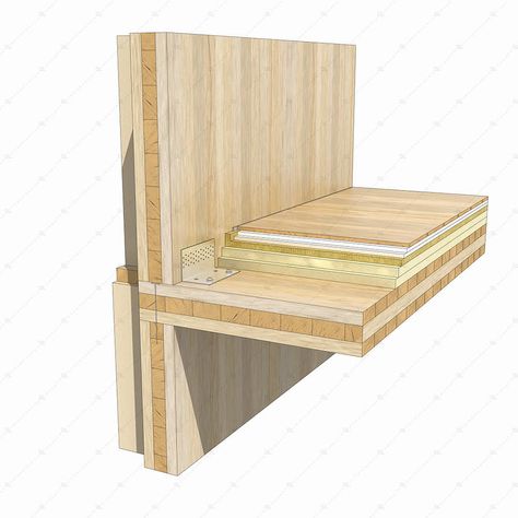 Clt Construction, Moden House, Floor Detail, Timber Cabin, Timber Architecture, Architecture Presentation Board, Joinery Details, Stairs Architecture, Masonry Wall