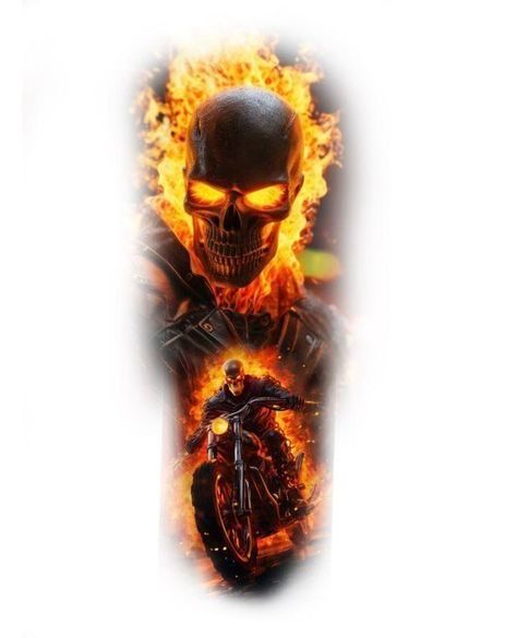 Rider Tattoo, Ghost Rider Tattoo, Gost Rider, Soldier Tattoo, Back Tattoos, Comic Page, Ghost Rider, Color Tattoo, Marvel Characters