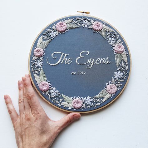 Embroidery Kitchen, Diy Hand Embroidery, Modern Hand Embroidery Patterns, Rose Border, Wedding Embroidery, Dmc Embroidery Floss, Hand Embroidery Tutorial, Embroidery Materials, Embroidery Transfers