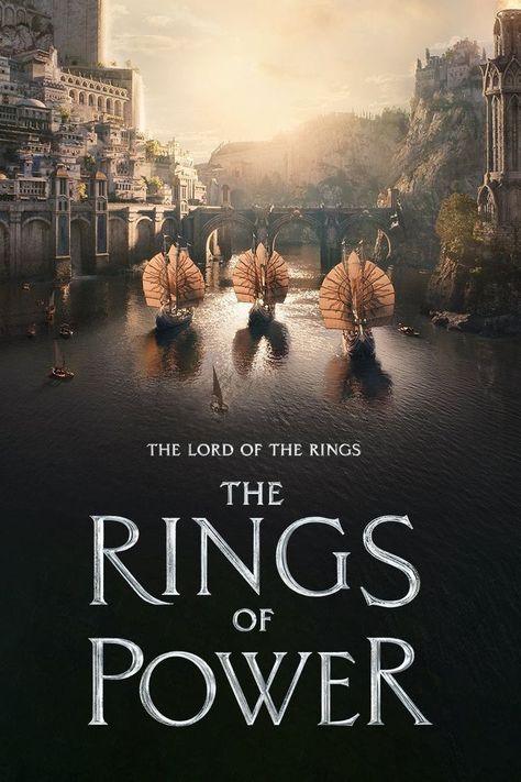 Rings Of Power Poster, Power Tv Show, The Rings Of Power, Rings Of Power, Power Ring, The Lord Of The Rings, Middle Earth, The Rings, Lord Of The Rings