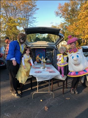 Beauty and the Beast Trunk or Treat Beauty Beast Trunk Or Treat, Beauty And Beast Trunk Or Treat, Beauty And The Beast Halloween Family, Couple Trunk Or Treat Ideas, Trunk Or Treat Beauty And Beast, Sleeping Beauty Trunk Or Treat, Snow White Trunk Or Treat, Beauty And The Beast Trunk Or Treat, Beauty And The Beast Halloween