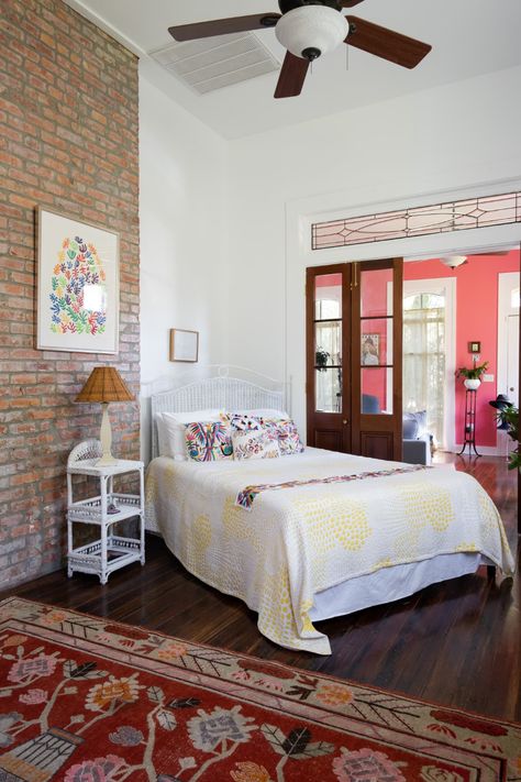 Shotgun House Interior, New Orleans Interior Design, New Orleans Apartment, New Orleans House, Shotgun House, New Orleans Homes, Gerson, Estate Sale Finds, Bedroom Layouts