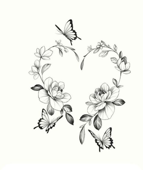 Dope Tattoos For Women, Mermaid Tattoo, Heart Tattoo Designs, Feminine Tattoo, Tattoo Sketch, Phoenix Tattoo, Tattoo Meaning, Men's Haircut, 자수 디자인