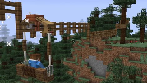 Ever Wanted To Zipline In Minecraft, Redditor ShrimpySeagull Created A Contraption To Do Just That! #Minecraft, #Reddit, #ShrimpySeagull happygamer.com #SOCIAL #happygamer #gamesnews #gaming #social Minecraft Zipline, Minecraft Sign, Redstone Creations, Blast Furnace, Create Animation, Minecraft Mods, Popular Games, Classic Games, You Lost Me