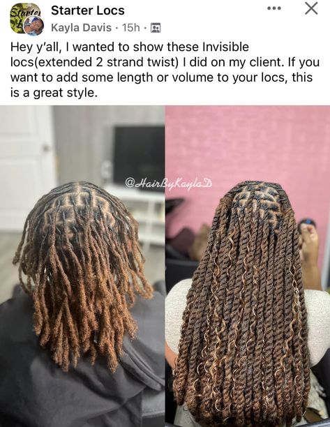 Lace Over Locs, Loc Halo Braid, Extended Locs With Marley Hair, Extended 2 Strand Twist Locs, Marley Twist Hairstyles Over Locs, Locs In Braids, Twists Over Locs, Knotless Braids Over Locs, Braids On Locs